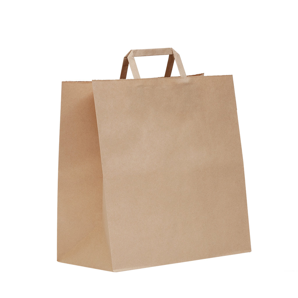 GREEN CHOICE Flat Handle Checkout Bag - 250pcs - 3 Sizes