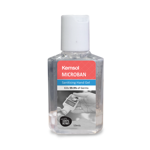 Kemsol Microban Hand Sanitiser Gel 59ml