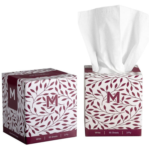 MATTHEWS Cube Facial Tissues - White, 3 Ply, 65 Sheets, FSC® Mix (36)