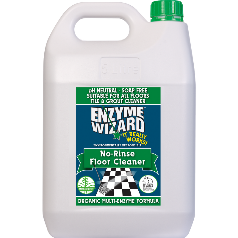ENZYME WIZARD NO RINSE FLOOR CLEANER - 3 x 5 LITRE