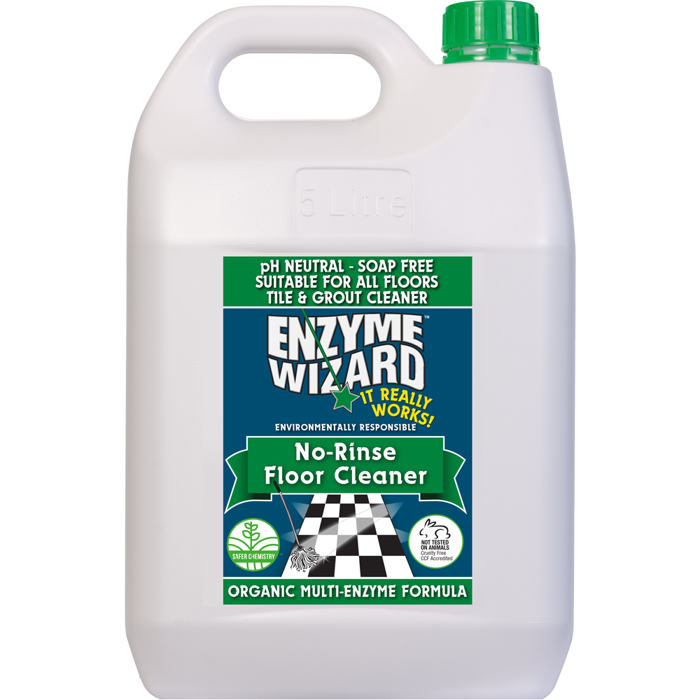 ENZYME WIZARD NO RINSE FLOOR CLEANER - 3 x 5 LITRE