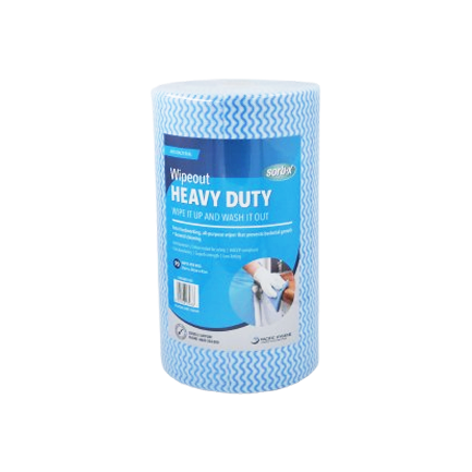 Sorb-X Wipeout Heavy Duty Wipes - 45m/roll