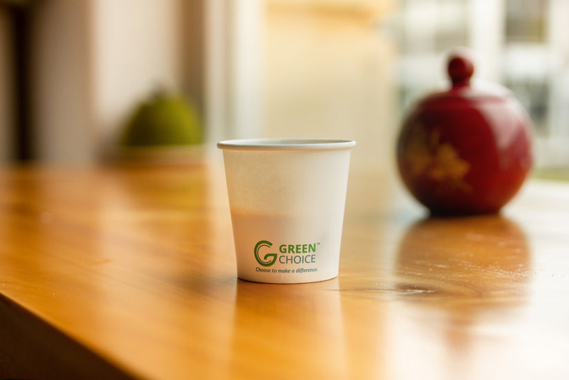 GREEN CHOICE Single Wall Cup PLA - 1000pcs - 5 Sizes