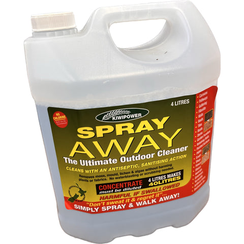 Kiwipower Spray Away - Ultimate Outdoor Cleaner - 4L