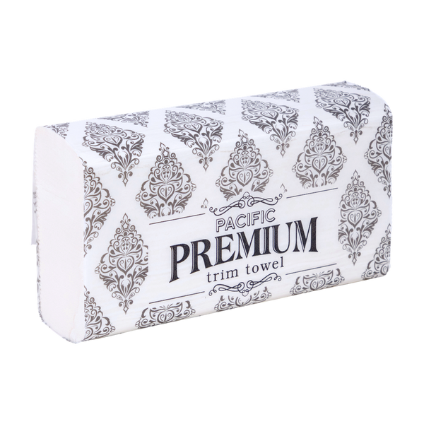 Pacific Trim Premium 2 Ply Towel FSC - 90 sheets/pack, 20 packs/case