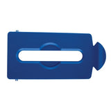 Rubbermaid Slim Jim Recycling Station Paper Lid Blue