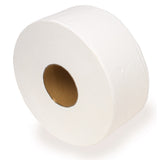 Pacific Hygiene Deluxe 1 Ply Jumbo Toilet Roll - 500m/roll, 8 rolls/case