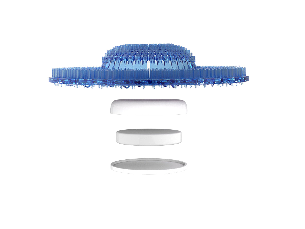 GLOMESH Spiral Biological Urinal Screen with Anti Splash - 2 Fragrances - 10 Pack
