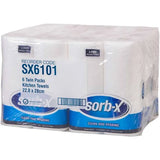 Sorb-X Kitchen Towel 2 ply - 6 twin packs/case