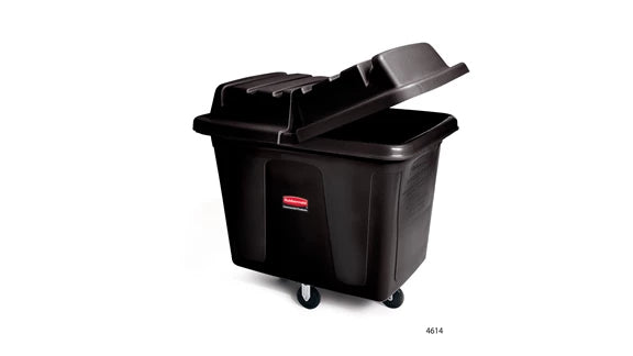 Rubbermaid Cube Truck - Spring Platform 14CuFt/400L, Black