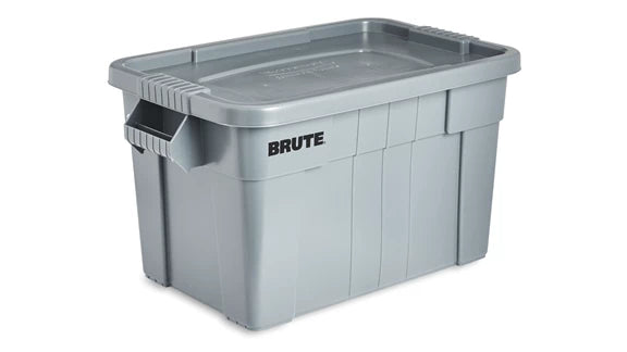 Rubbermaid BRUTE 20Gal Tote with Lid - Gray