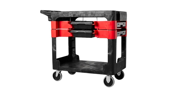 Rubbermaid Trade Cart with 5" Castors, (includes 2 parts boxes and 4 parts bins)
