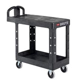 Rubbermaid BRUTE Heavy Duty Flat Shelf Utility Cart Small -  Black