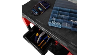 Rubbermaid Trade Cart with 5" Castors, (includes 2 parts boxes and 4 parts bins)
