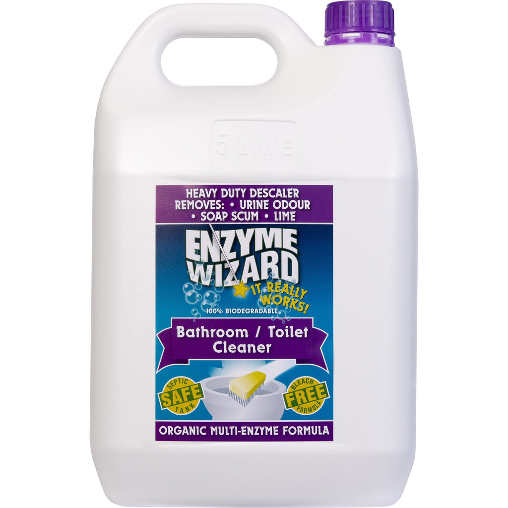 ENZYME WIZARD BATHROOM & TOILET CLEANER - 3 x 5 LITRE