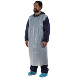 Hytec White LDPE Apron - Disposable