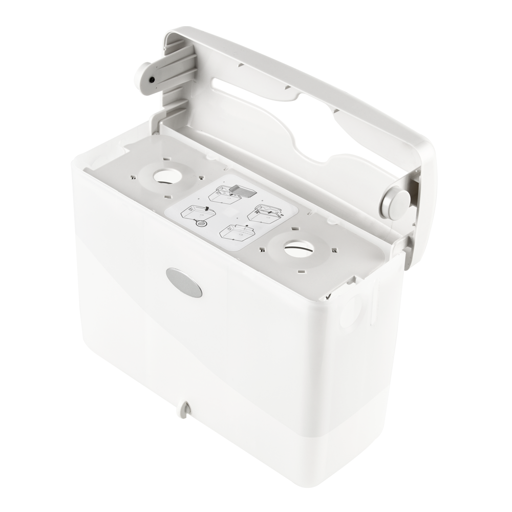Table Top Hand Towel Dispenser Large - White or Black