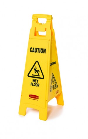 Rubbermaid Floor Sign 'Caution Wet Floor' 2 or 4 sided