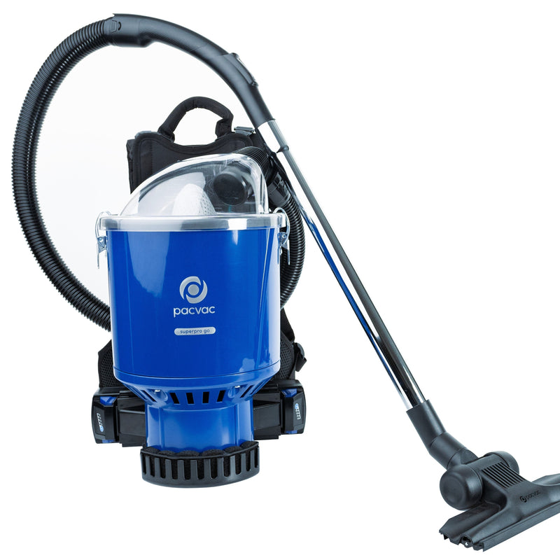 PACVAC Superpro Go Battery Backpack Vacuum Cleaner