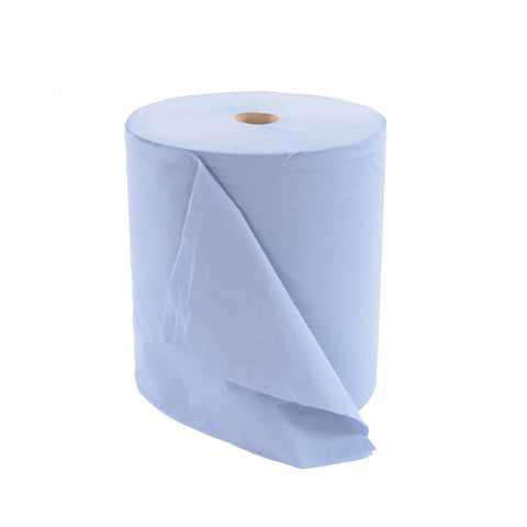 Roll Hand Towel, Blue, FSC - 20cm x 200m/roll, 6 rolls/case