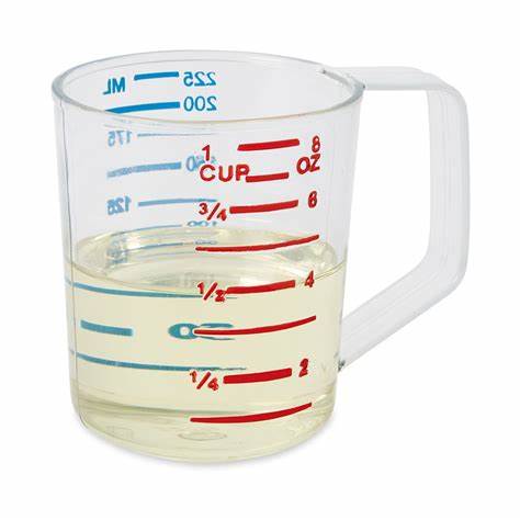 Rubbermaid BOUNCER Measuring Cup 8oz Clear