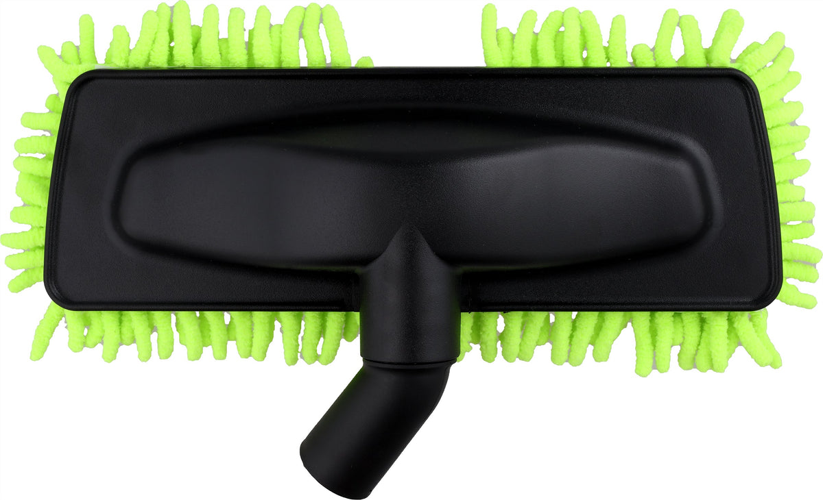 FILTA Dust Mop Vacuum Head/Floor Tool with Microfibre Pad 32mm X 320mm wide - Black & Green