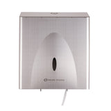 Stainless Steel Jumbo Toilet Roll Dispenser -Single