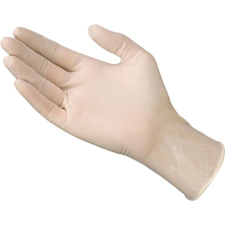 Hytec Natural Latex Gloves, Low Powder, 100/pack