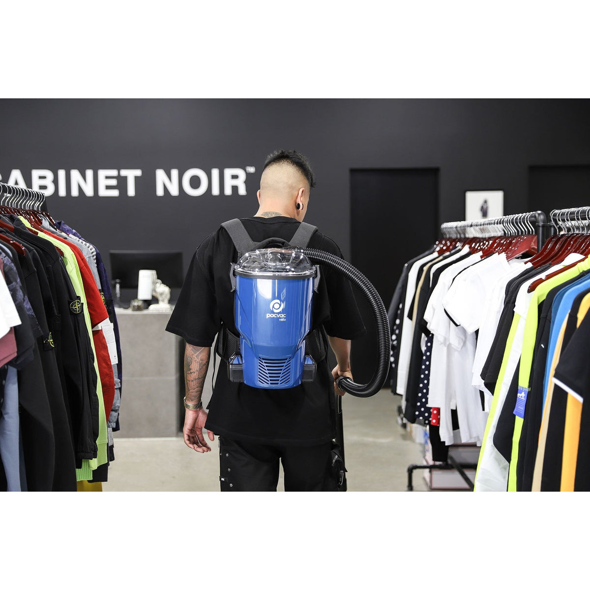 PACVAC Velo Battery Backpack Vacuum Cleaner
