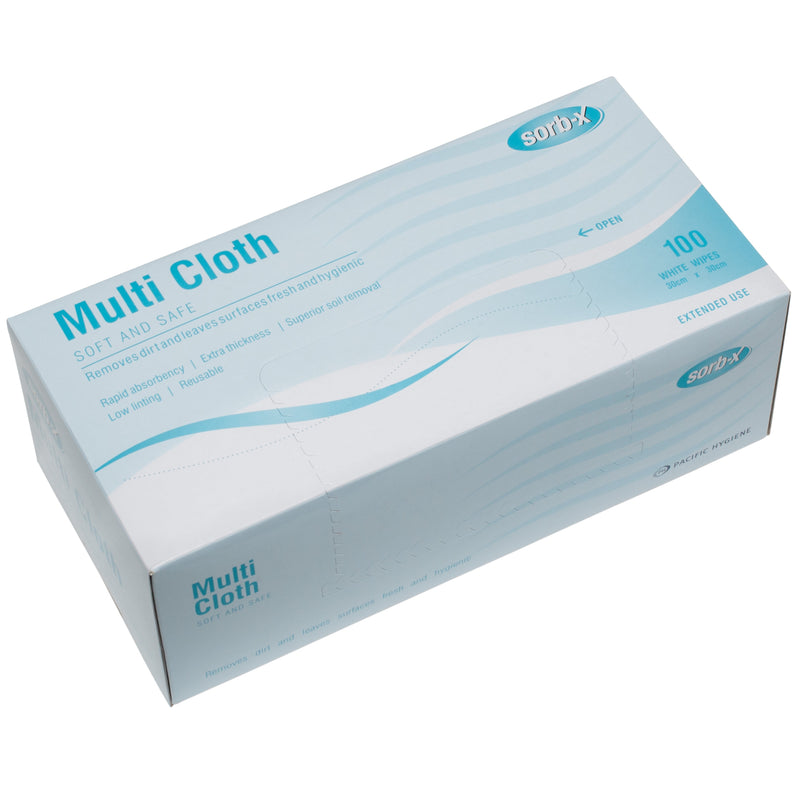 Sorb-X Multi Cloth, White - 100/pack