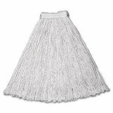 Rubbermaid 16oz Value Pro, Cut-End Cotton Wet Mop, 1" Headband, White