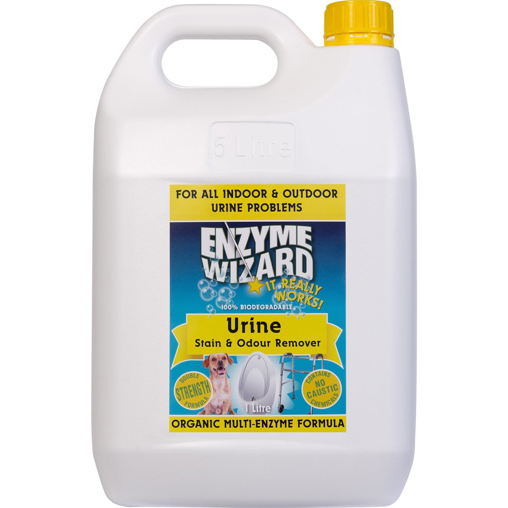 ENZYME WIZARD URINE STAIN & ODOUR REMOVER - 3 x 5 LITRE