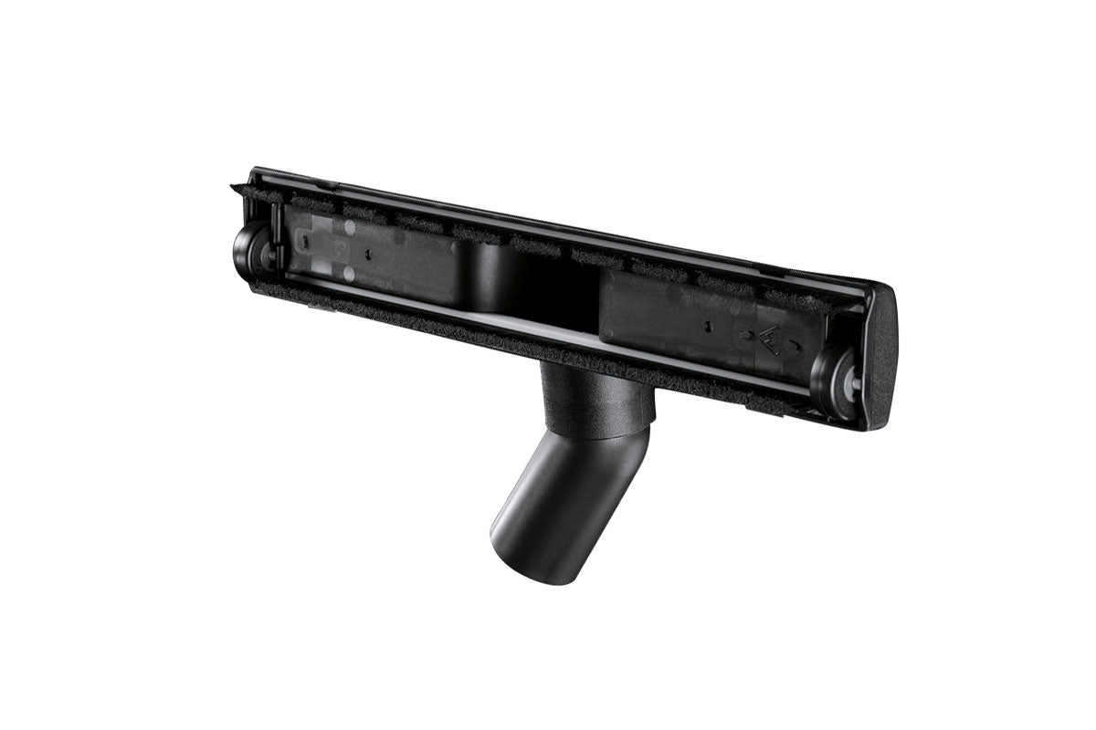 WESSEL WERK D300 Brush Vacuum Head/Floor Tool, 300mm Wide - 3 sizes- Black