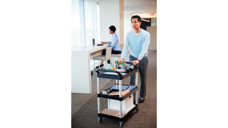 Rubbermaid Service Cart with 4" Swivel Castors
