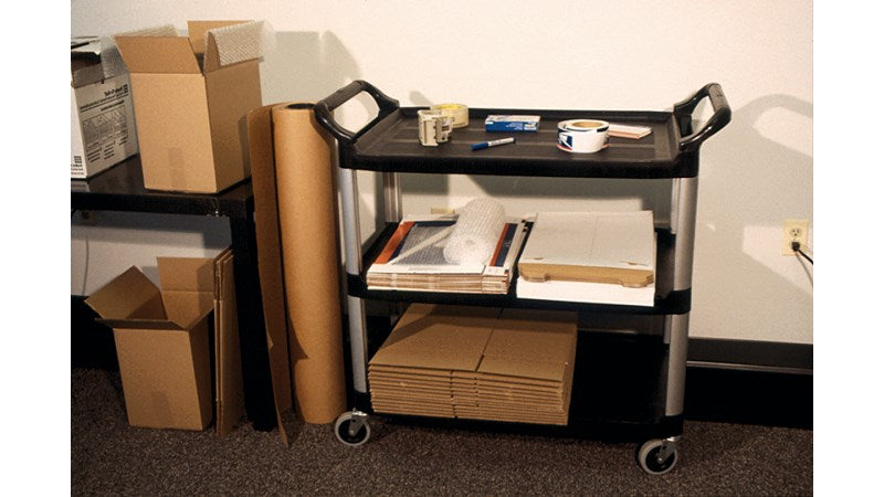 Rubbermaid Utility Cart - Open Sided