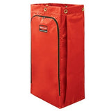 Rubbermaid Janitorial Cleaning Cart Vinyl Bag 128L, Red