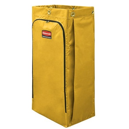 Rubbermaid Janitorial Cleaning Cart Vinyl Bag 128L, Yellow