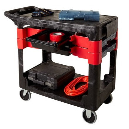 Rubbermaid Trade Cart with 5" Castors, (includes 2 parts boxes and 4 parts bins)