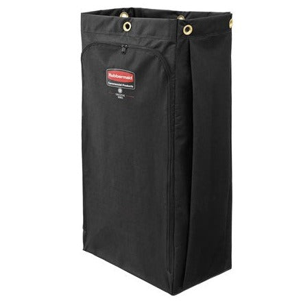 Rubbermaid Executive Housekeeping Cart Canvas Lined Bag 113L, Black