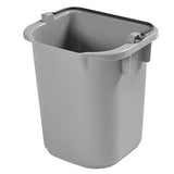 Rubbermaid Heavy Duty Pails 4.8L Set of 4 Grey