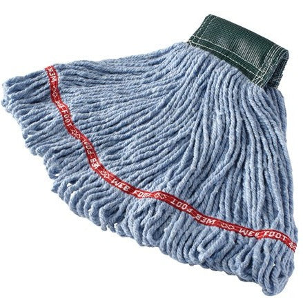 Rubbermaid 20oz Web Foot Wet Mop, 5" Headband Launderable, 4 color options