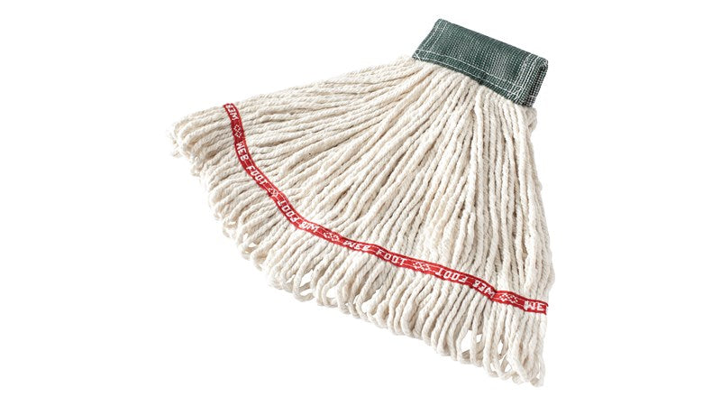 Rubbermaid 20oz Web Foot Wet Mop, 5" Headband Launderable, 4 color options