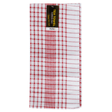 FILTA XL Cotton Tea Towel Red, Green or Blue (55CM X 75CM) Bulk Pack of 10