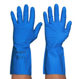 Blue Nitrile Heavy Duty Gloves, Blue  Large Only.  12 Pair