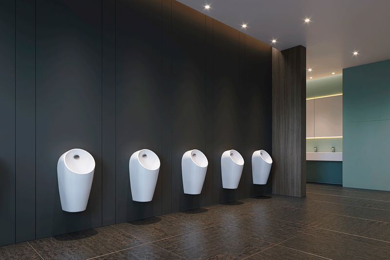 GLOMESH Spiral Biological Urinal Screen with Anti Splash - 2 Fragrances - 10 Pack