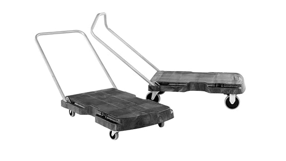 Rubbermaid Triple Trolley, Standard Duty with 5" castors